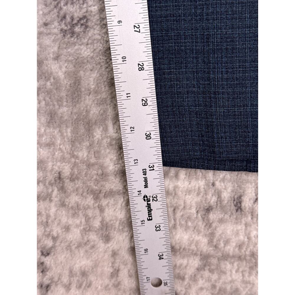 John Varvatos Signature Tailored Suit 42 R Mens Bleeker Blue Italian Wool - Picture 12 of 15